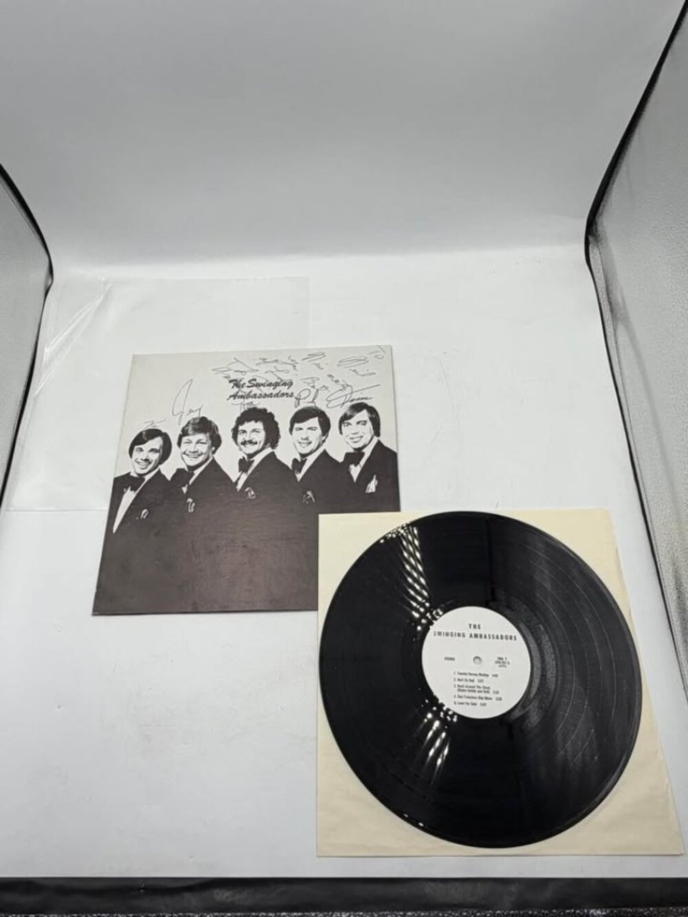 The Swinging Ambassadors Signed Vinyl Record